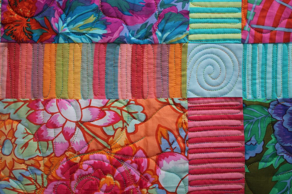 Ordered Chaos detail quilting